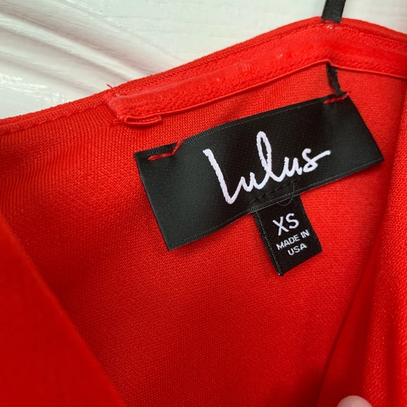 LULUS POWER OF LOVE RED STRAPLESS JUMPSUIT - Picture 3 of 3